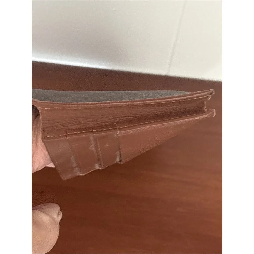 Celine Paris Long Wallet Macadam Brown Bi Fold Snap Coated Canvas Leather Trim - Picture 15 of 16